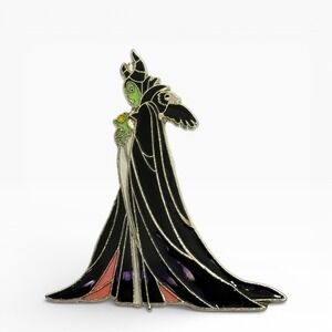 Disney Sleeping Beauty Maleficent Enamel Pin Villain Full Length Design